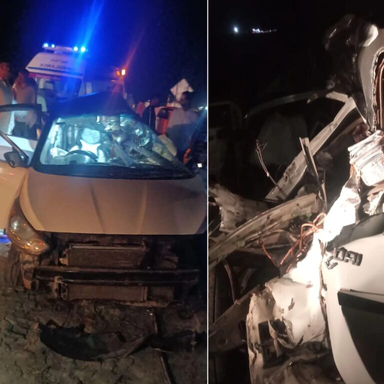 A serious accident occurred on Bhavnagar - Dholera road! 5 people from the same family in Ahmedabad died