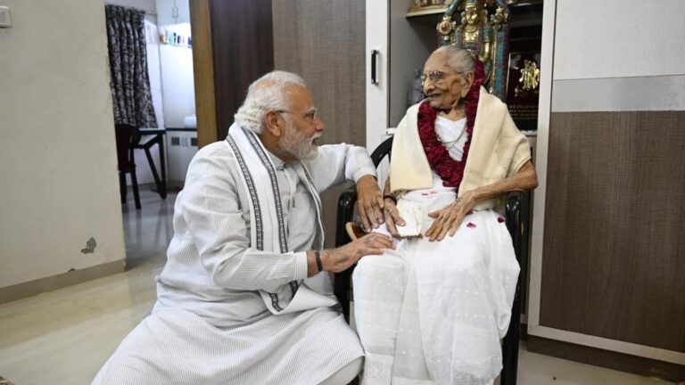 PM Modi's mother Heeraben's health deteriorated, admitted to hospital in Ahmedabad