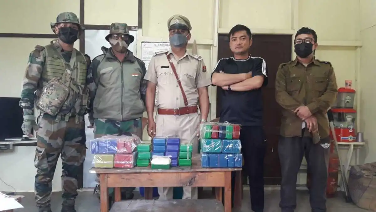 Mizoram police nabs heroin stashed in soap box; Arrest of two