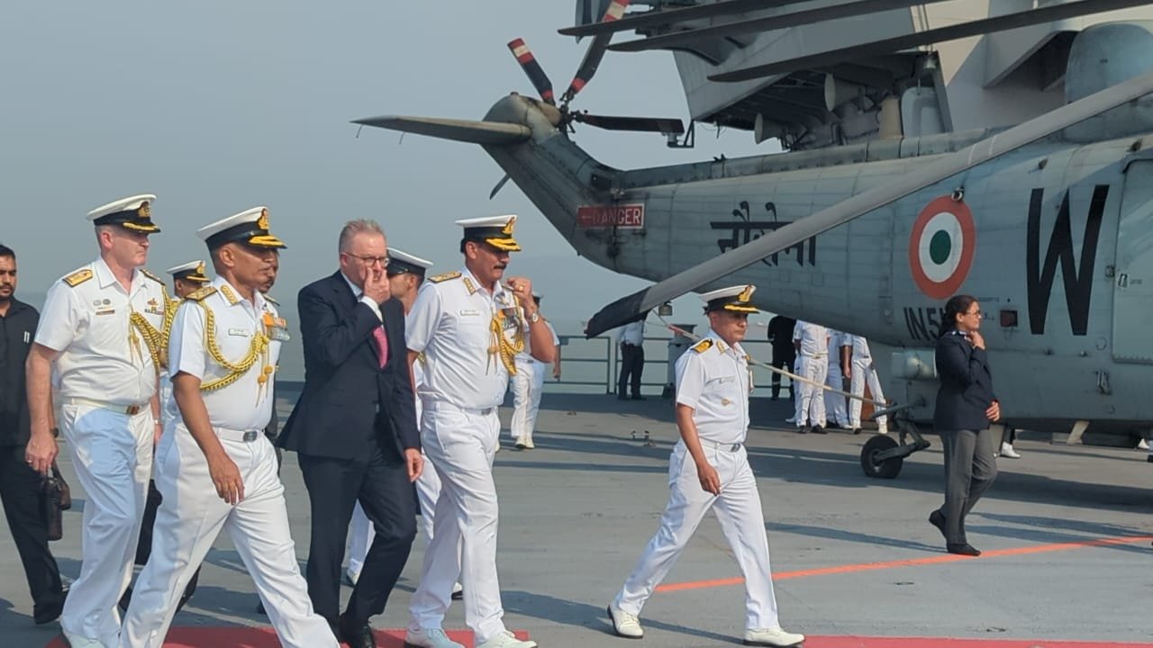 Australian PM Anthony Albanese visited INS Vikrant