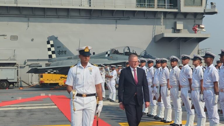 Australian PM Anthony Albanese visited INS Vikrant