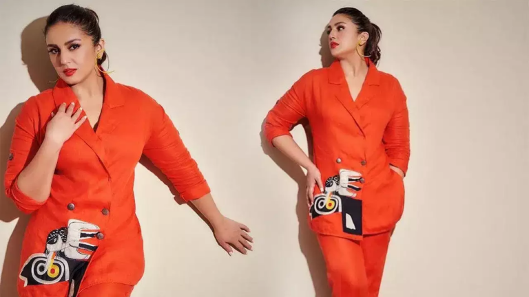 These celebs were seen setting a new style statement in orange pantsuits