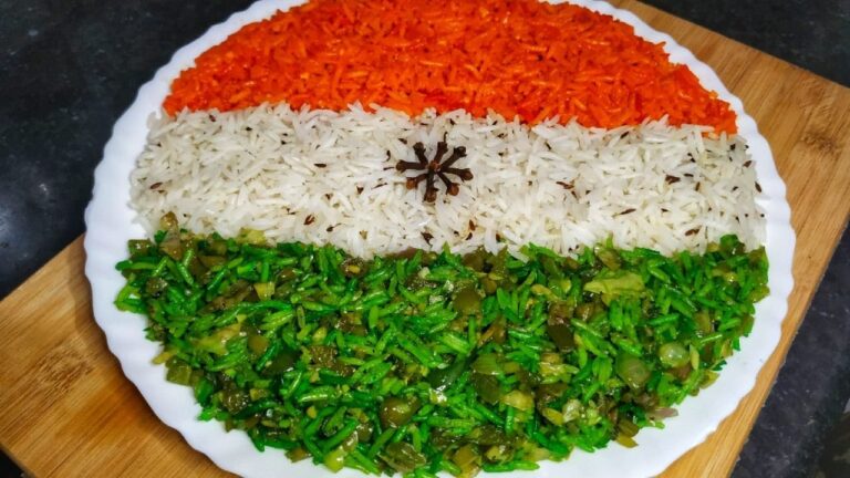 Make tricolor pulao at home this independence day, learn the easy way to make it