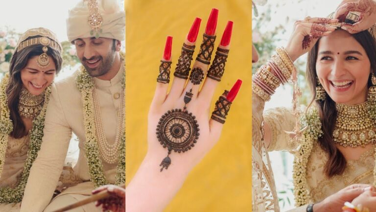 Alia Bhatt also likes special mandala mehndi designs to decorate on Rakshabandhan