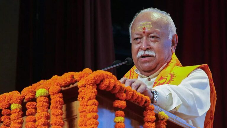 'We all have the same ancestors', said Mohan Bhagwat 'Each country has its own unique way of life'